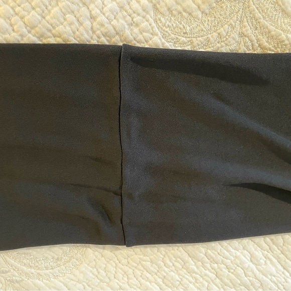 Semi-sheer long sleeve black jersey cardigan - Picture 2 of 6